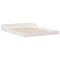 vidaXL Bed Frame White 135 x 190 cm Solid pine wood
