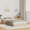 vidaXL Bed Frame Brown 80 x 210 cm Solid pine wood