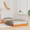 vidaXL Bed Frame Wax brown 90 x 210 cm Solid pine wood