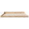 vidaXL Bed Frame Brown 180 x 210 cm Solid pine wood