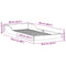 vidaXL Bed Frame Brown 80 x 220 cm Solid pine wood