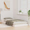 vidaXL Bed Frame White 90 x 220 cm Solid pine wood