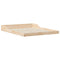 vidaXL Bed Frame Brown 140 x 220 cm Solid pine wood
