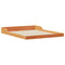 vidaXL Bed Frame Wax brown 160 x 220 cm Solid pine wood