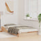 vidaXL Floor Bed Frame Brown 90 x 200 cm Solid pine wood