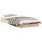 vidaXL Floor Bed Frame Brown 90 x 200 cm Solid pine wood