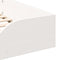 vidaXL Floor Bed Frame White 80 x 200 cm Solid pine wood
