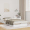 vidaXL Floor Bed Frame White 80 x 200 cm Solid pine wood