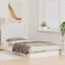 vidaXL Floor Bed Frame White 80 x 200 cm Solid pine wood