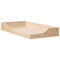 vidaXL Floor Bed Frame Brown 75 x 190 cm Solid pine wood