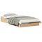 vidaXL Floor Bed Frame Brown 75 x 190 cm Solid pine wood