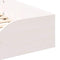 vidaXL Floor Bed Frame White 75 x 190 cm Solid pine wood