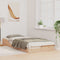 vidaXL Floor Bed Frame Brown 90 x 210 cm Solid pine wood