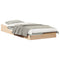 vidaXL Floor Bed Frame Brown 90 x 210 cm Solid pine wood