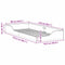vidaXL Floor Bed Frame Brown 90 x 210 cm Solid pine wood