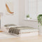 vidaXL Floor Bed Frame White 90 x 220 cm Solid pine wood
