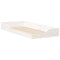 vidaXL Floor Bed Frame White 90 x 220 cm Solid pine wood