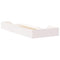vidaXL Floor Bed Frame White 90 x 220 cm Solid pine wood