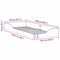 vidaXL Floor Bed Frame White 90 x 220 cm Solid pine wood