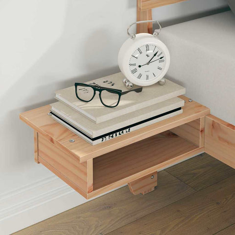 vidaXL Bed Frame with Bedside Tables with Headboard Brown 180 x 200 cm