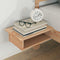 vidaXL Bed Frame with Bedside Tables with Headboard Brown 180 x 200 cm