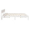 vidaXL Bed Frame with Bedside Tables with Headboard White 180 x 200 cm