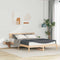 vidaXL Bed Frame with Bedside Tables with Headboard Brown 160 x 200 cm