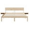 vidaXL Bed Frame with Bedside Tables with Headboard Brown 160 x 200 cm