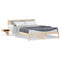 vidaXL Bed Frame with Bedside Tables with Headboard Brown 160 x 200 cm