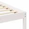 vidaXL Bed Frame with Bedside Tables with Headboard White 140 x 200 cm