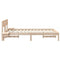 vidaXL Bed Frame with Bedside Tables with Headboard Brown 135 x 190 cm