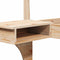 vidaXL Bed Frame with Bedside Tables Brown 90 x 190 cm Solid pine wood
