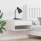 vidaXL Wall-mounted Bedside Table 2 pcs White 50 x 32.5 x 24 cm