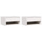 vidaXL Wall-mounted Bedside Table 2 pcs White 50 x 32.5 x 24 cm