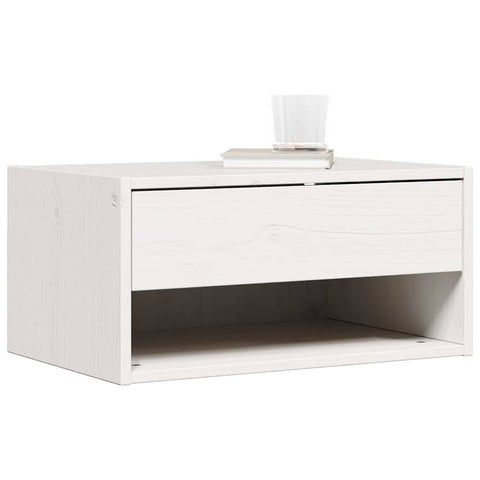 vidaXL Wall-mounted Bedside Table 2 pcs White 50 x 32.5 x 24 cm