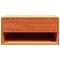vidaXL Wall-mounted Bedside Table Wax brown 50 x 32.5 x 24 cm