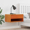vidaXL Wall-mounted Bedside Table 2 pcs Wax brown 50 x 32.5 x 24 cm