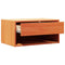 vidaXL Wall-mounted Bedside Table 2 pcs Wax brown 50 x 32.5 x 24 cm