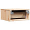 vidaXL Wall-mounted Bedside Table with Drawer Wall-mounted Brown 37 x 35 x 18.5 cm