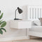 vidaXL Wall-mounted Bedside Table with Drawer Wall-mounted White 37 x 35 x 18.5 cm