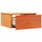 vidaXL Wall-mounted Bedside Table Wax brown 37 x 35 x 18.5 cm
