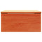 vidaXL Wall-mounted Bedside Table Wax brown 37 x 35 x 18.5 cm