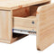 vidaXL Wall-mounted Bedside Table with Drawer Wall-mounted Brown 44 x 32.5 x 40 cm