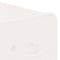 vidaXL Wall-mounted Bedside Table with Drawer Wall-mounted White 44 x 32.5 x 40 cm