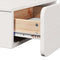 vidaXL Wall-mounted Bedside Table with Drawer Wall-mounted White 44 x 32.5 x 40 cm