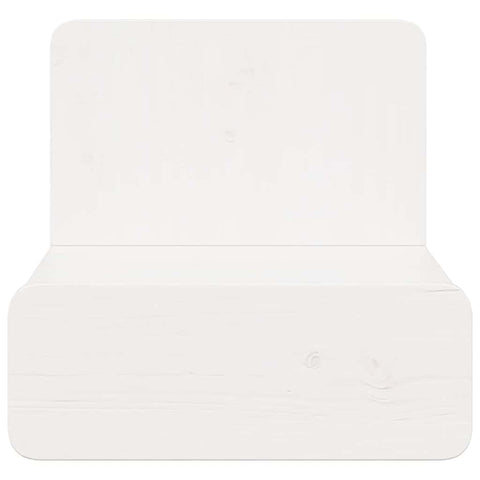vidaXL Wall-mounted Bedside Table with Drawer Wall-mounted White 44 x 32.5 x 40 cm