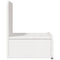 vidaXL Wall-mounted Bedside Table with Drawer Wall-mounted White 44 x 32.5 x 40 cm