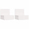 vidaXL Wall-mounted Bedside Table 2 pcs White 44 x 32.5 x 40 cm