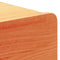 vidaXL Wall-mounted Bedside Table Wax brown 44 x 32.5 x 40 cm