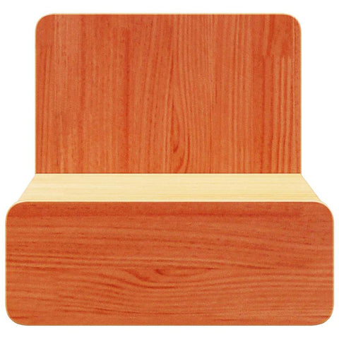 vidaXL Wall-mounted Bedside Table Wax brown 44 x 32.5 x 40 cm